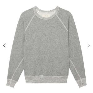 The Great. College sweatshirt, light grey. Size 2